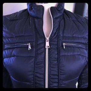 Bebe Navy Blue Winter Coat Jacket Size Small